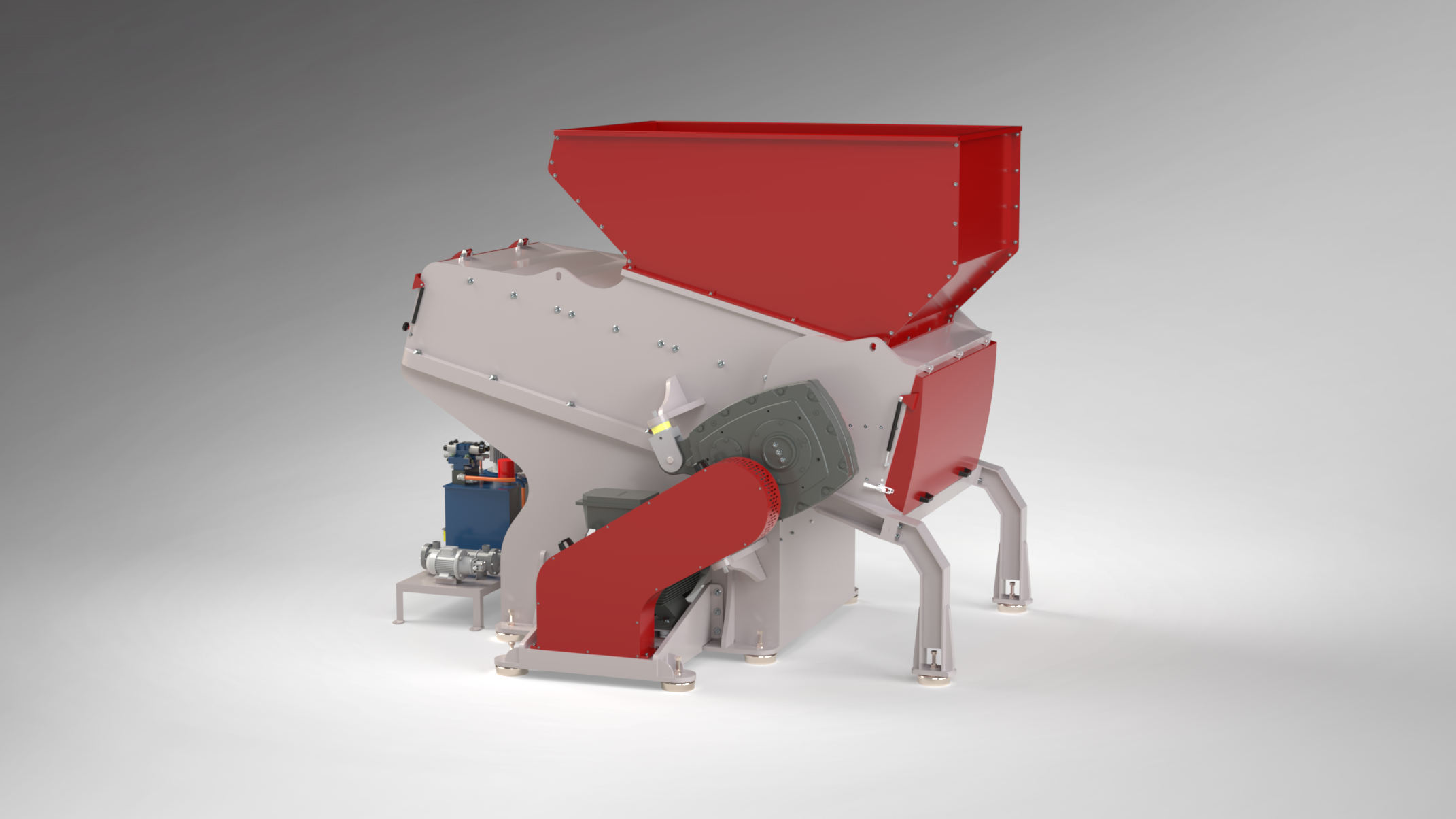 Tek Rotor Schredder Makinası 